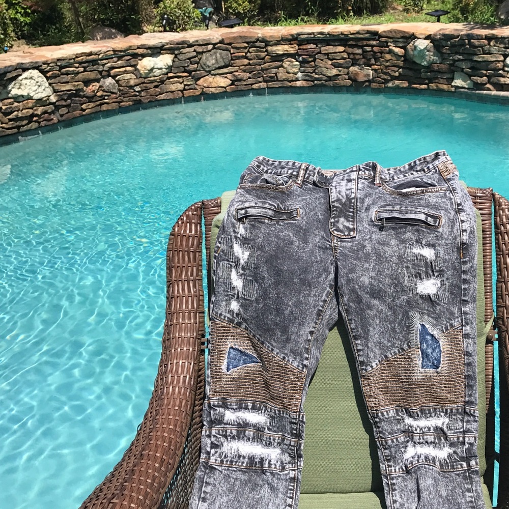 Stonewashed Balmain Paris Jeans