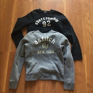 Boys Abercrombie and Fitch sweatshirts
