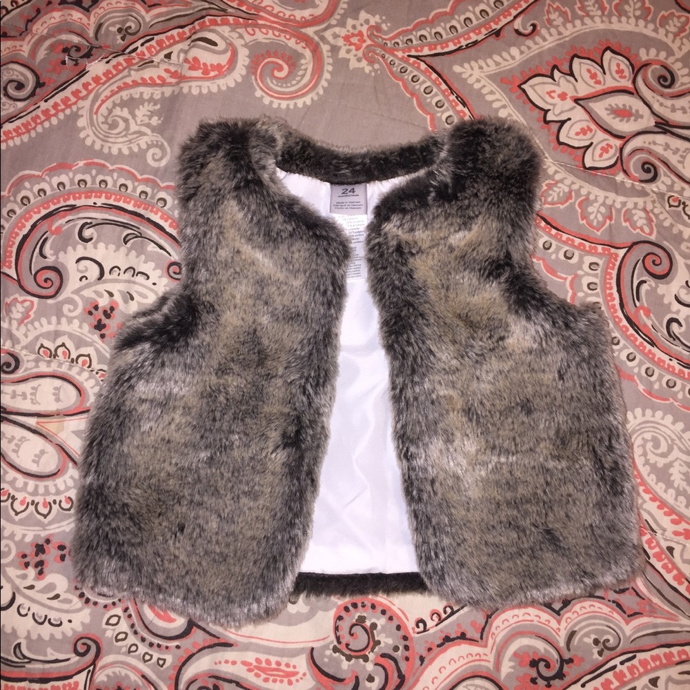 24 Months Faux Fur Vest