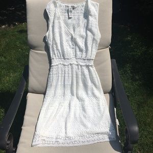 Max Studio White lacy dress