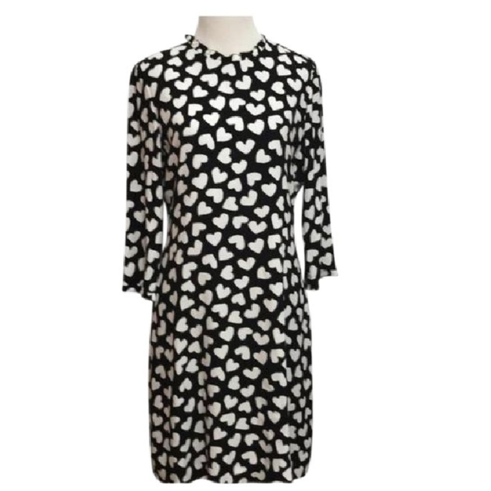 Kate Spade Dizzy Black and White Dress