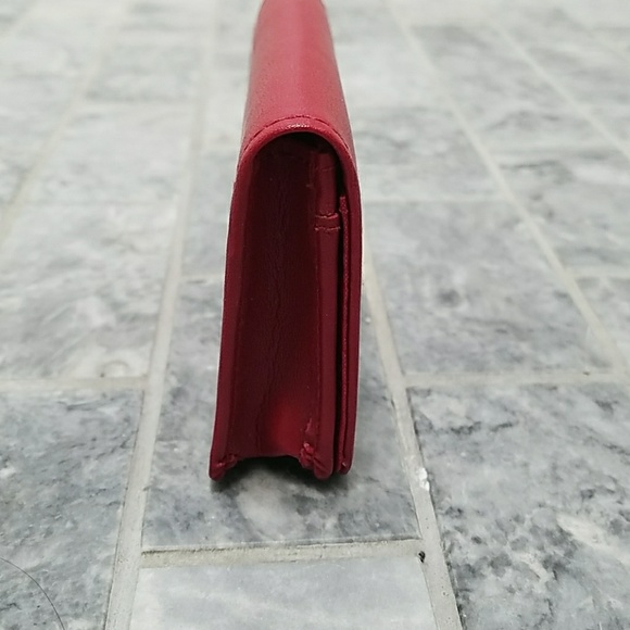 Leather Credit / business Card Holder embossed - Picture 2 of 4