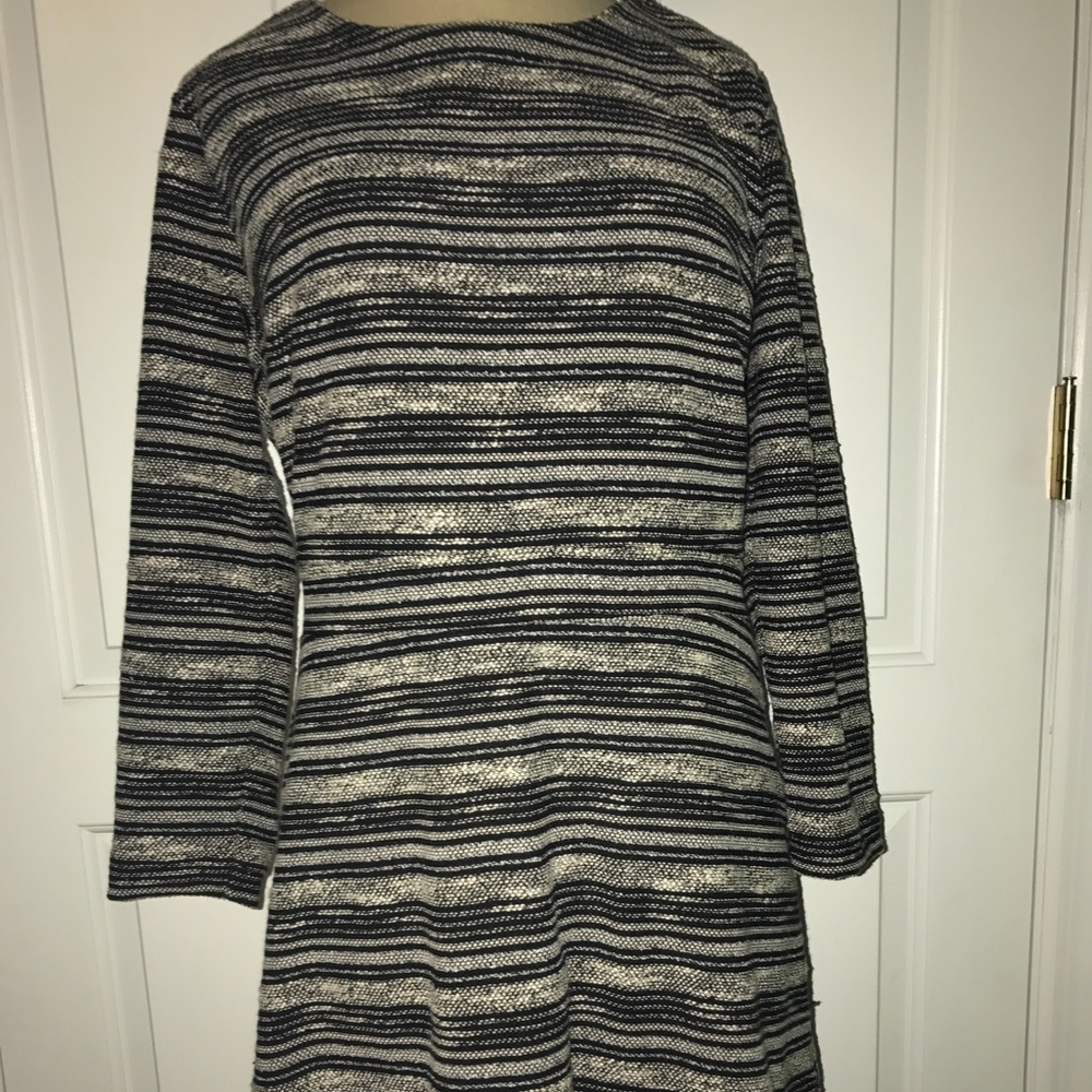 LOFT Black and White Dress