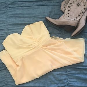 Yellow Alfred Angelo Dress Size 12 style 7176