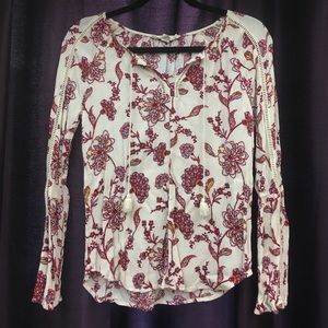 Long sleeve blouse