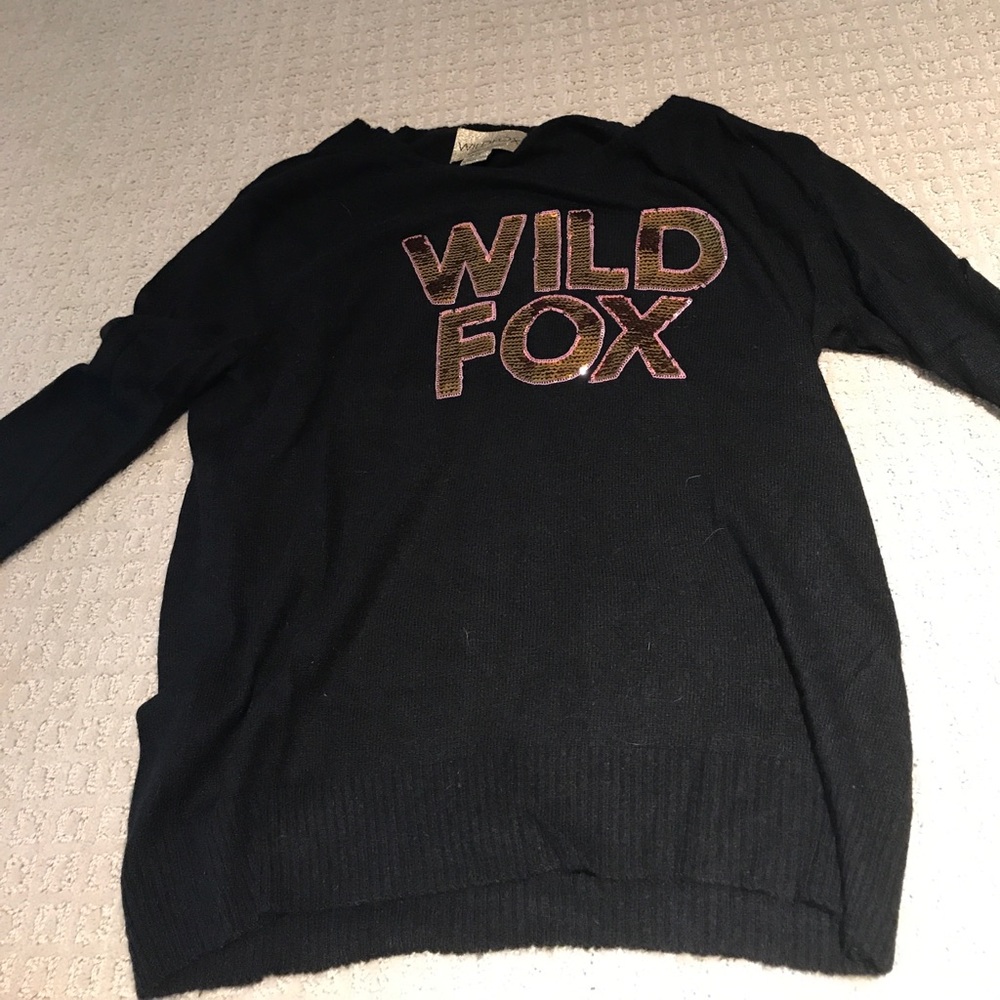 WILDFOX BLACK SWEATER