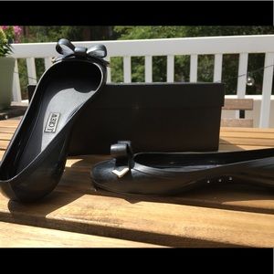 Jcrew rainy day bow ballet flats