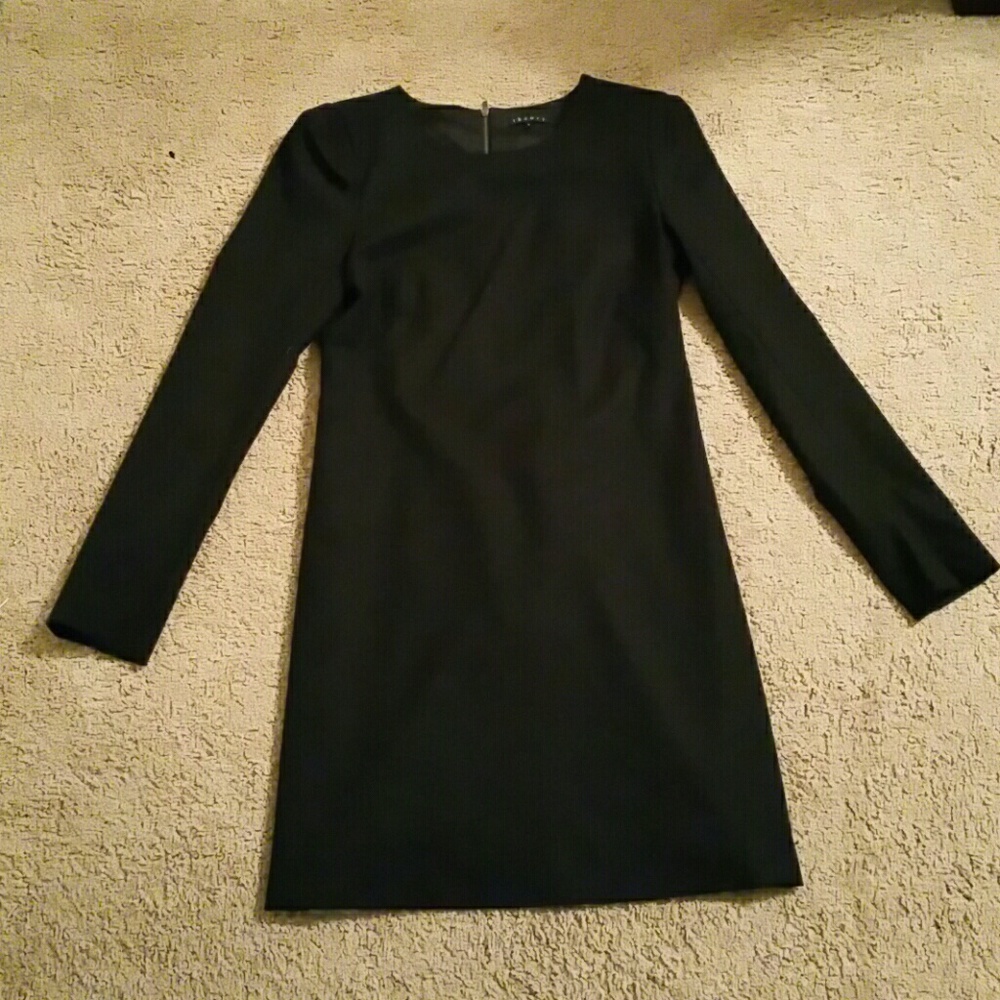 Long sleeve black dress