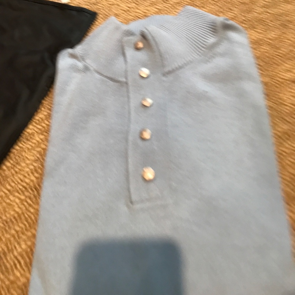 Light Blue Long Slv Sweater