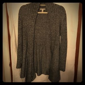 Dark grey swing cardigan - size L