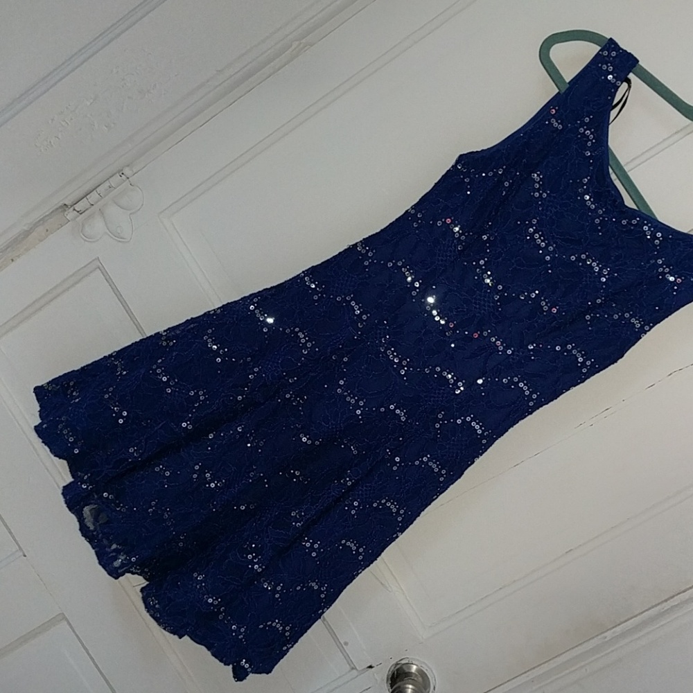 Royal blue dress from Macy's