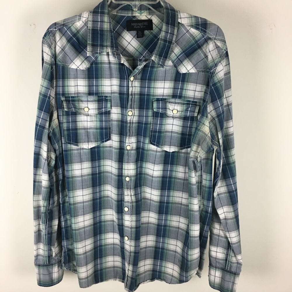 HERITAGE 1981 Button Down Shirt XL for Men