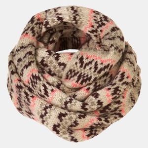Topshop knit zig zag snood infinity scarf