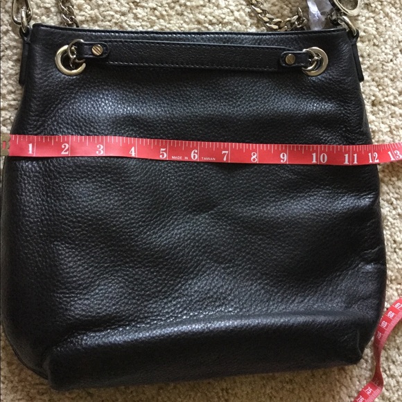 NWOT Black Michael Kors Purse w/silver accents - Picture 4 of 4