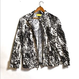 St. John Black and White Jacket