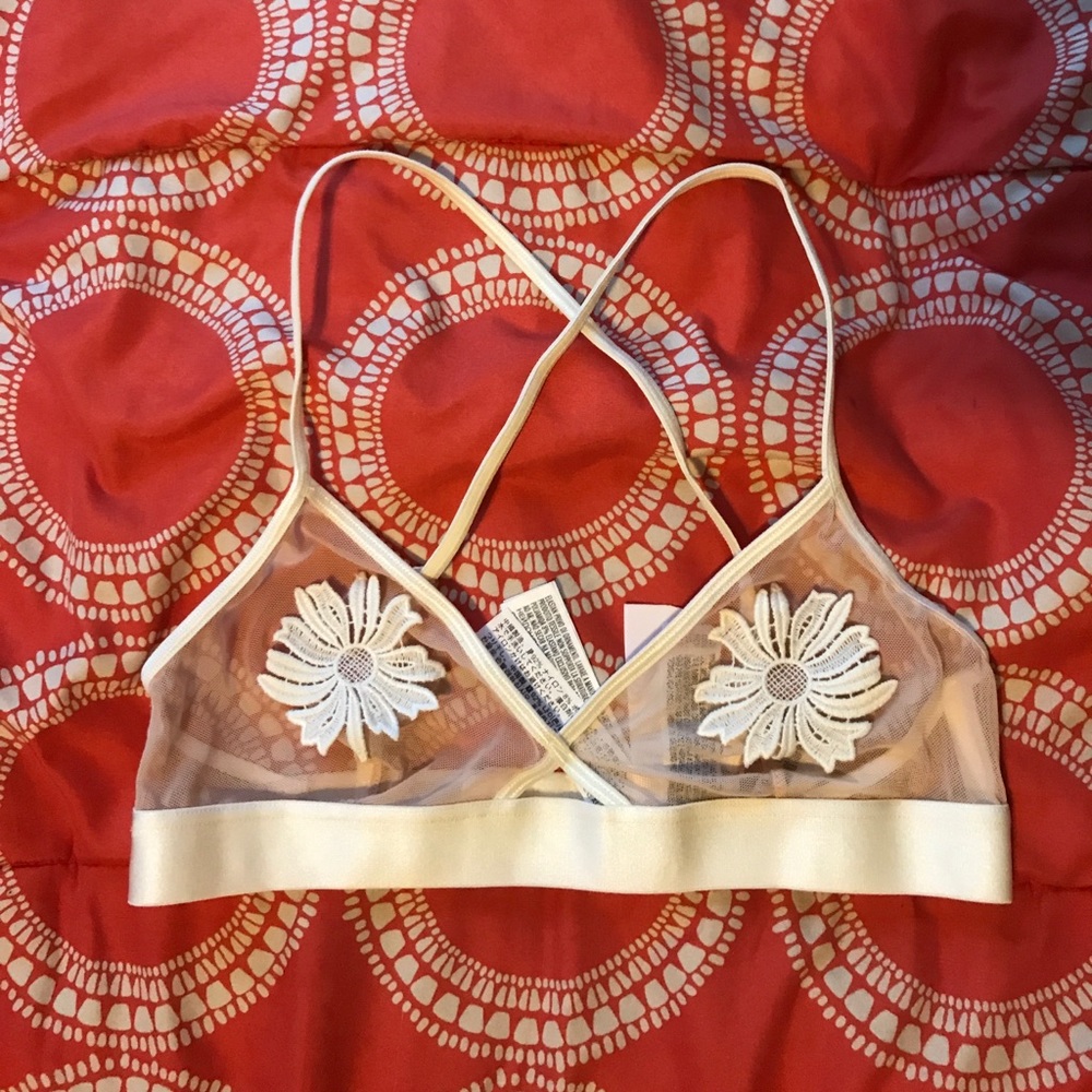 Nude see through bralette never worn