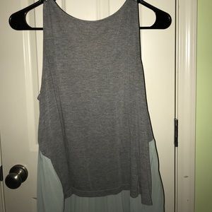 Sparkle and Fade flowy muscle tank