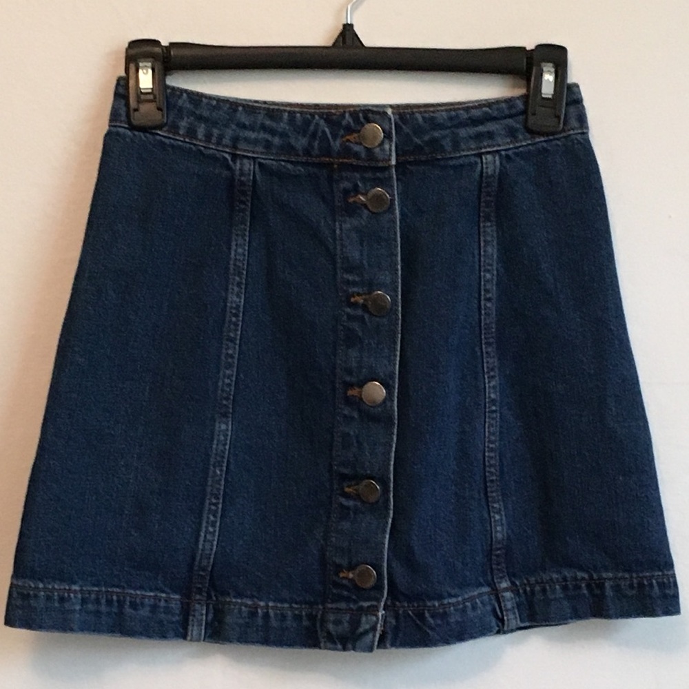 Top shop jean skirt