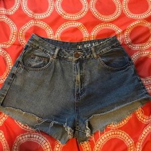 High waisted shorts