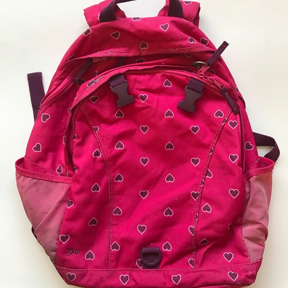 GapKids Pink Heart Backpack
