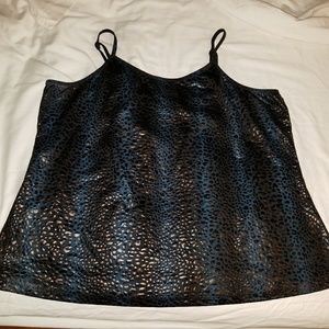 Sexy iridescent leopard top - NWOT
