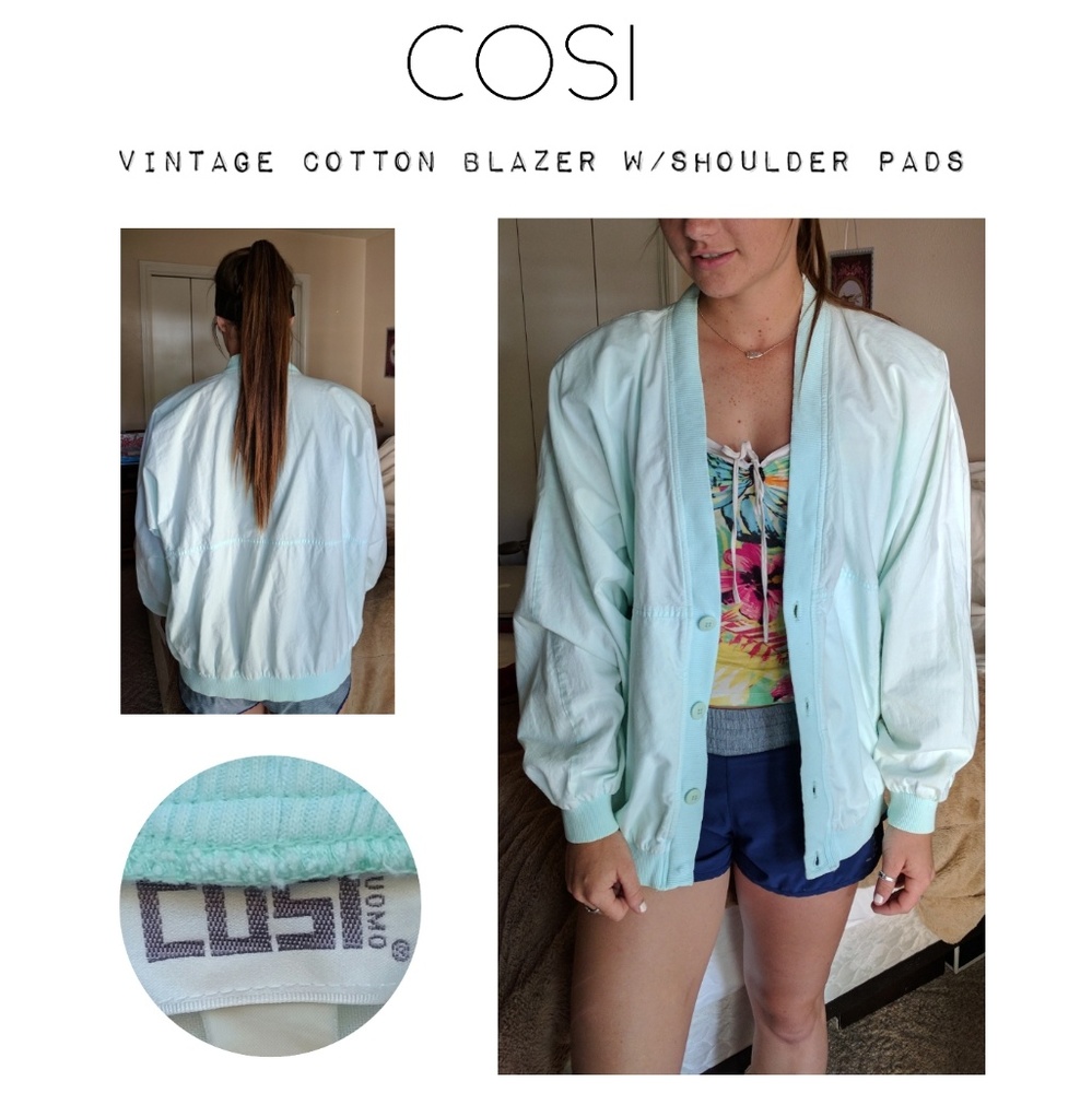 COSI : vintage cotton jacket / sports blazer