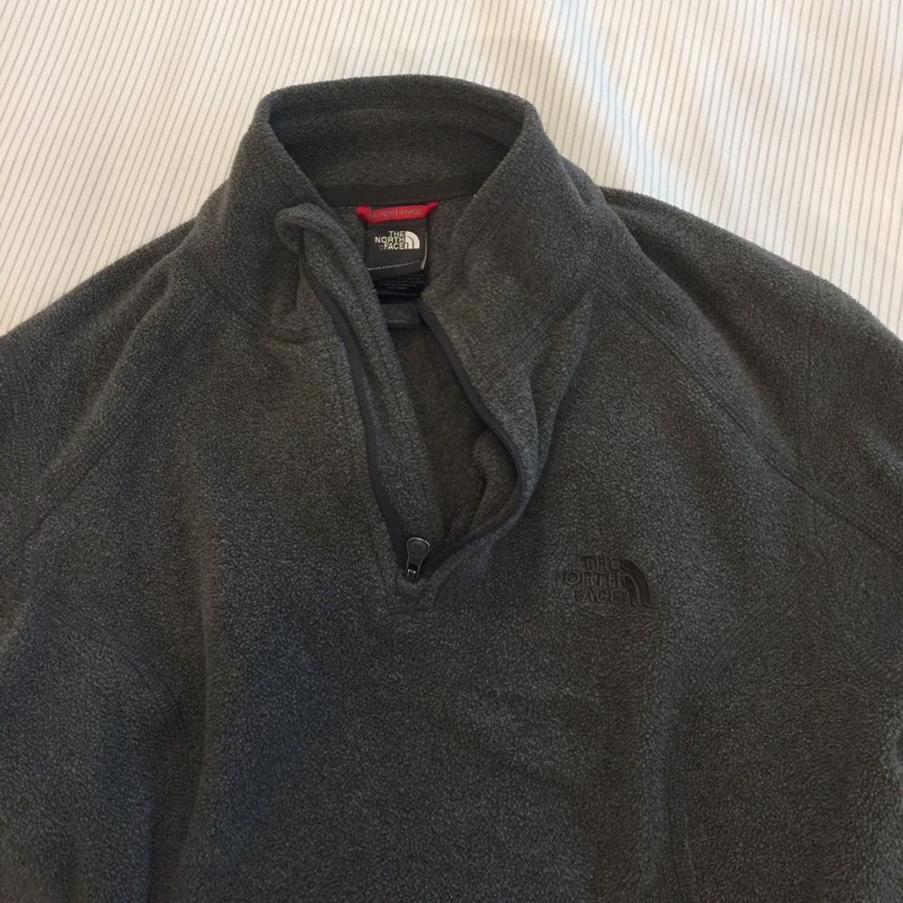 North face 1/4 zip fleece pullover