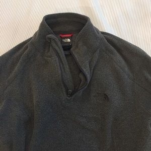 North face 1/4 zip fleece pullover