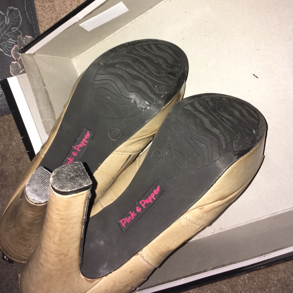 Pink & Pepper heels - Picture 3 of 4