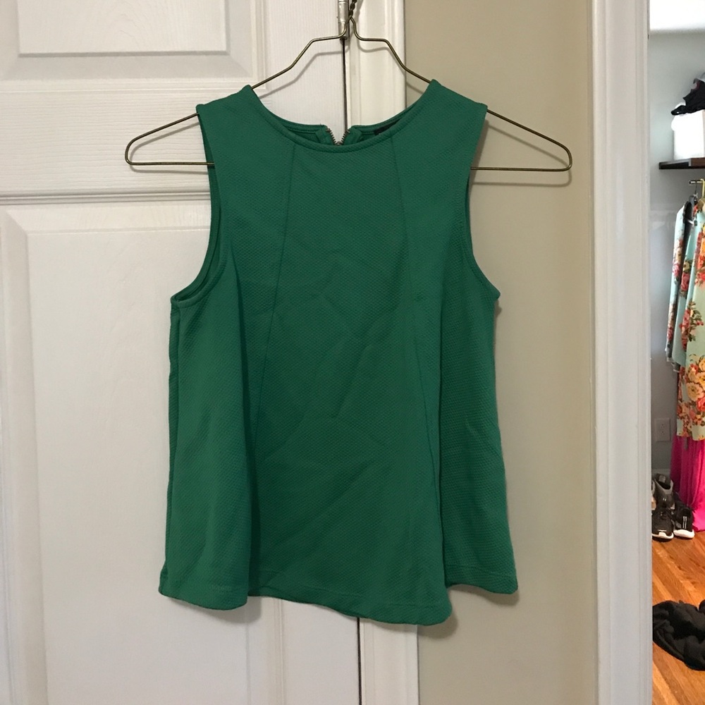 Green tank top