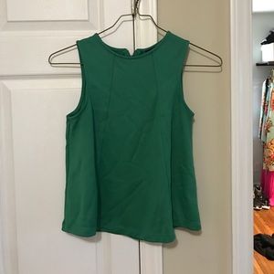 Green tank top