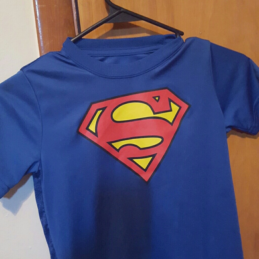 Boys superman dri fit shirt