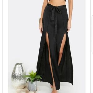 Forever 21 High wasited slit pant