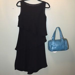 SALE S. L. Fashions black layered dress. Size 8
