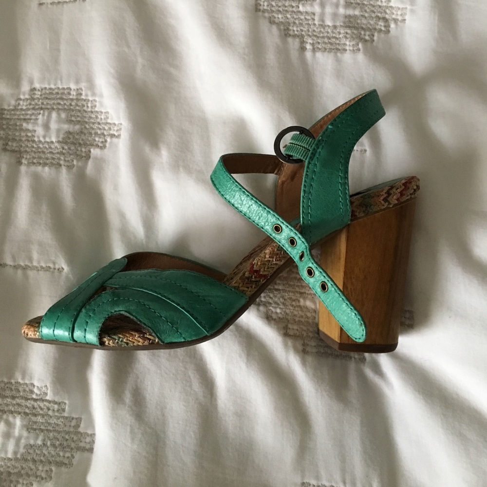 Miz Mooz turquoise sandals