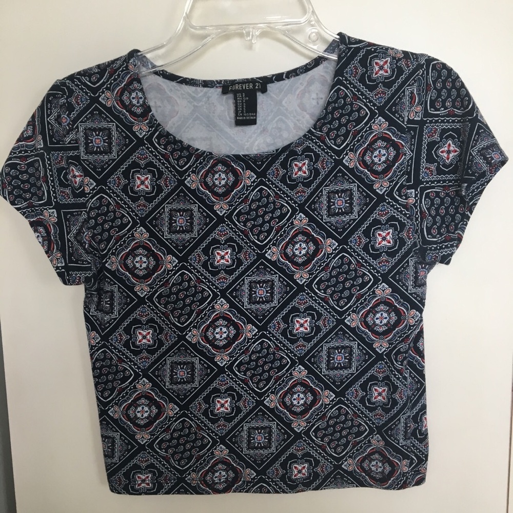 Stained Glass Crop Top