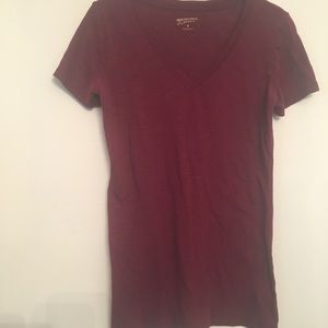 Maroon Vneck