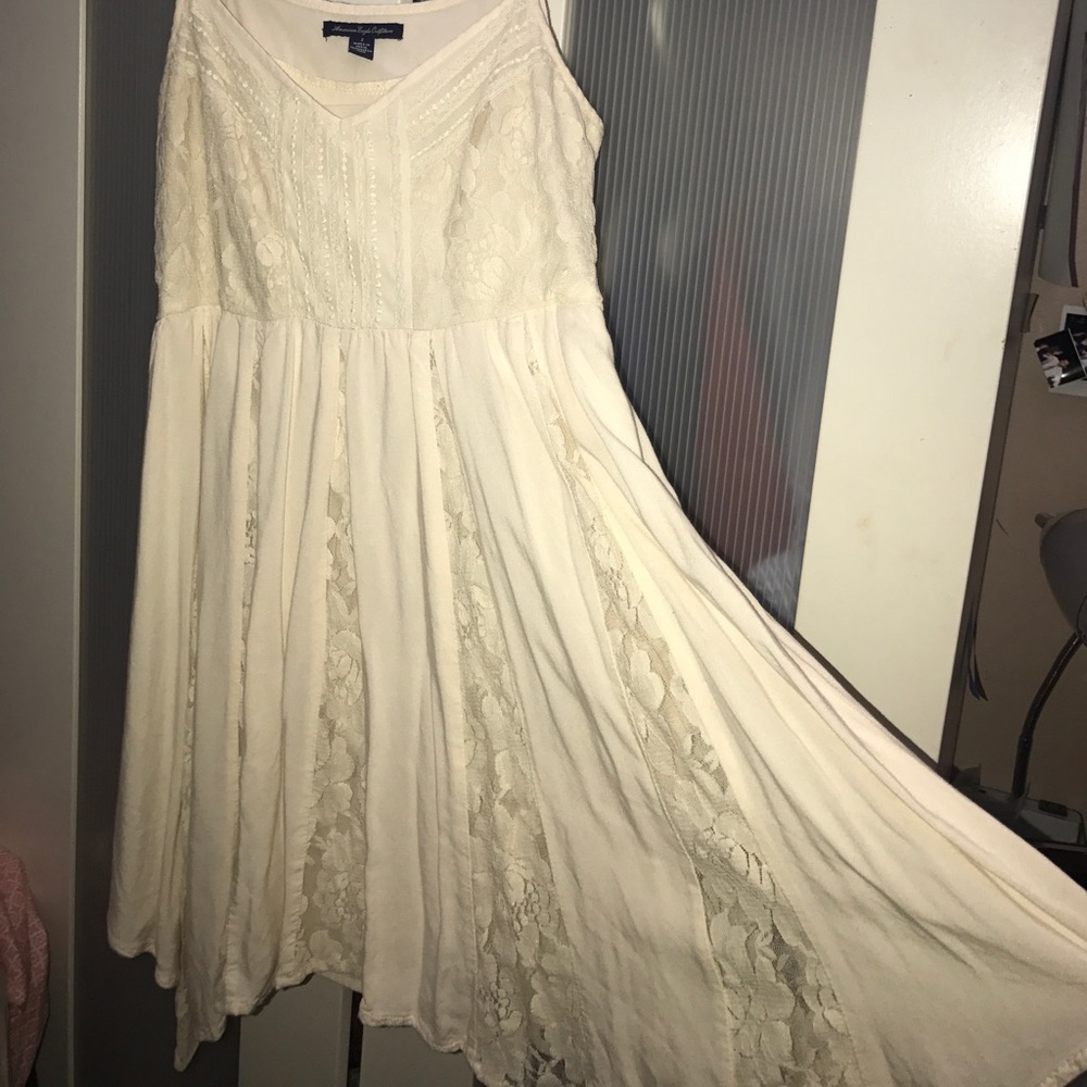 Cream Lace Dress
