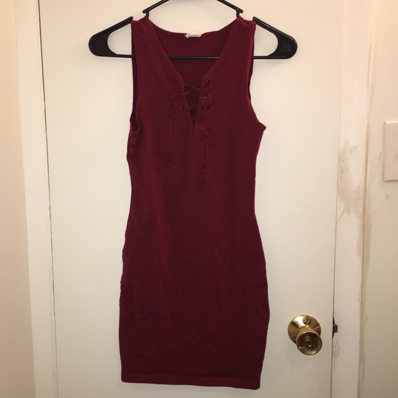 Burgundy Dress - Picture 1 of 1
