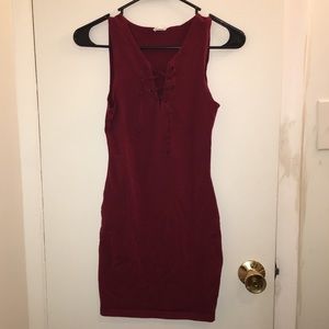 Burgundy Dress