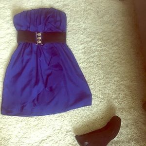 Beautiful royal blue cocktail dress.