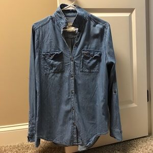 Hollister Chambray Button Down