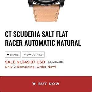 I have a salt flat racer watch for sale never warn