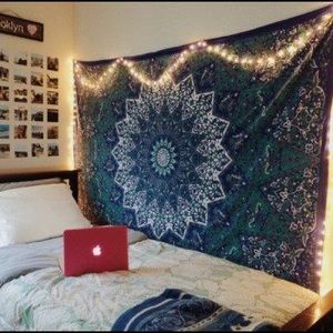 Blue And Green Wall Tapestry!