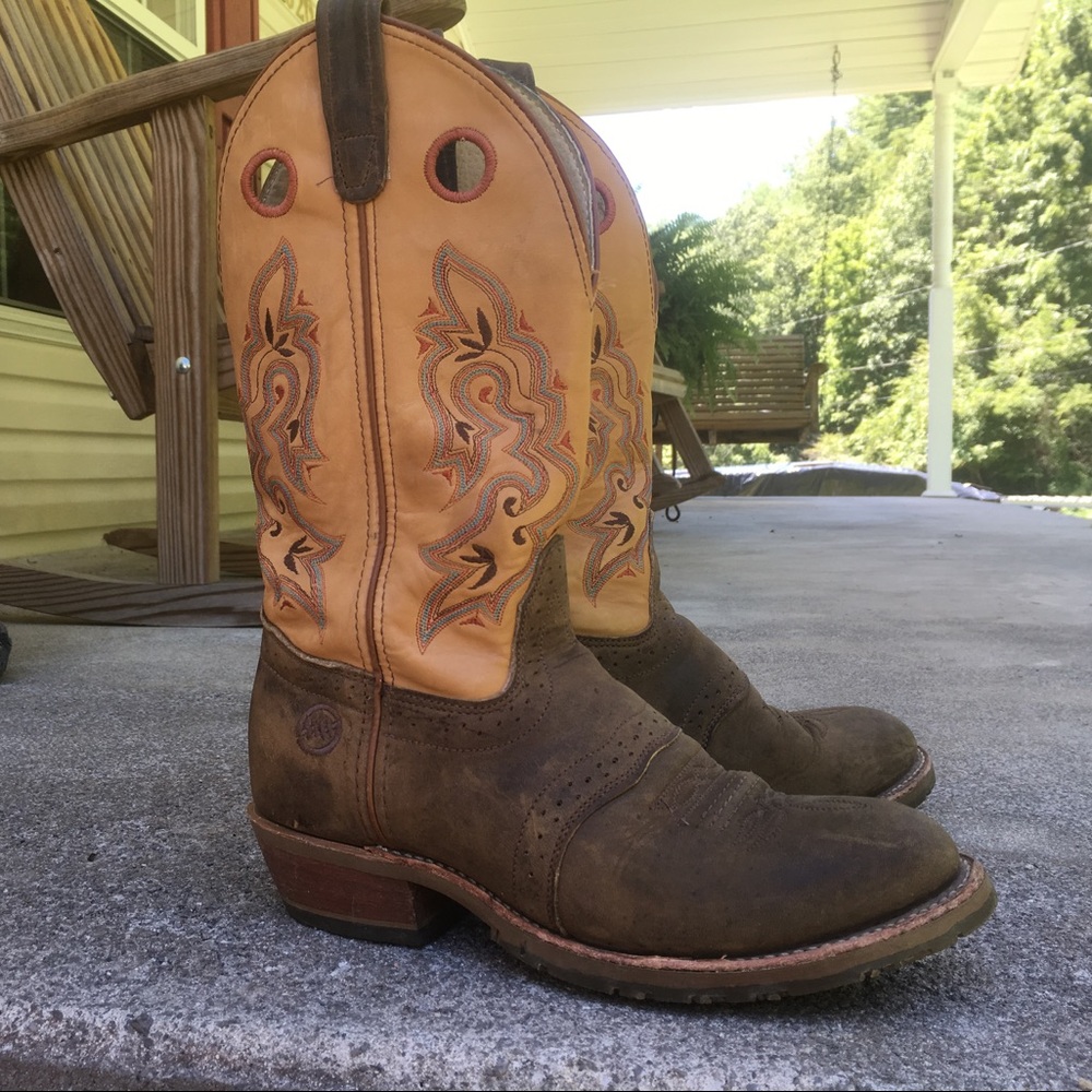 Double-H cowgirl boots - almost new!!