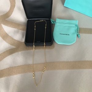 Tiffany infinity necklace never worn. Brand new
