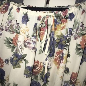 Floral Off the Shoulder Crop top