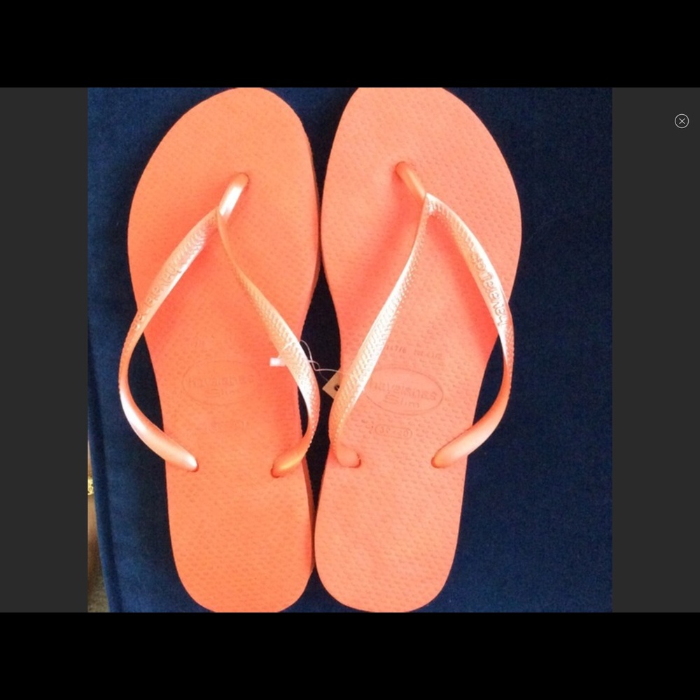 Brand new Havaianas in an awesome orange color