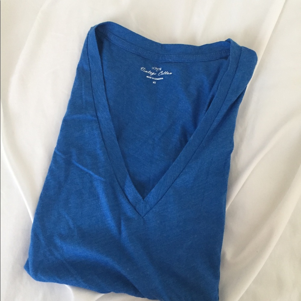 JCREW short sleeve v neck