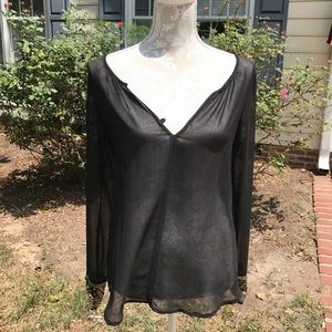 Beautiful sheer black shirt from Zara - medium
